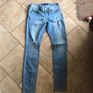 Light wash jeans
